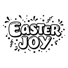 Easter Joy graphic,  fun,  marketing