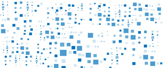 Vector squares blue technology pattern. Abstract blue technology concept background