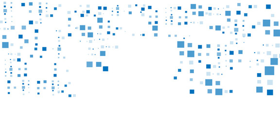 Vector squares blue technology pattern. Abstract blue technology concept background