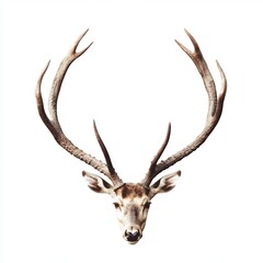 antelope isolated on white background