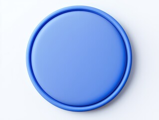 Fototapeta premium incognito mode security technology concept. Blue circular object with a smooth, glossy surface.