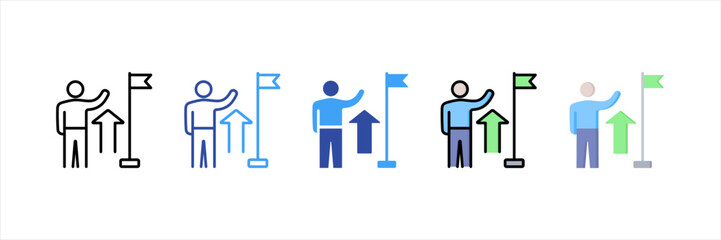 Leadership Multi Style Icon Set