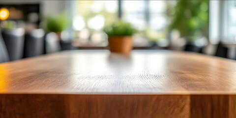 looking at a table top from a low angle