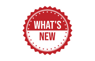 What’s new red ribbon label banner.