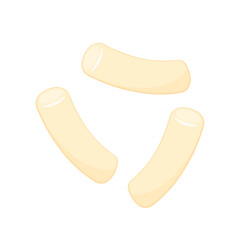 Tteokbokki Noodle vector. korean food. Spicy rice cake.