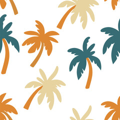  Palm Tree Seamless Pattern with Tropical Vibes