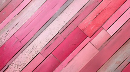 Diagonal Pink Wood Plank Texture: A Detailed Image AI Generated