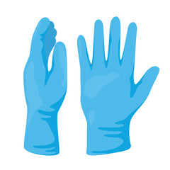 Medical gloves displayed on a white background for personal and professional use in various settings