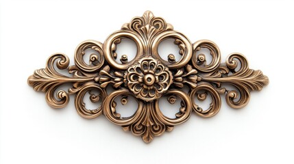 Classic Gilded Decorative Element for European Design