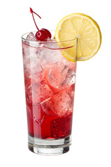 cape codder cocktail isolate on white background,  PNG.