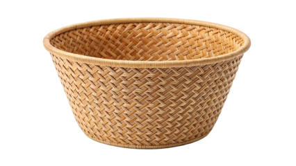 Wicker Bowl. PNG. 