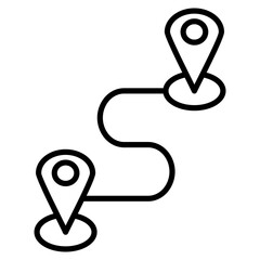Route Map Icon
