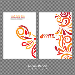 Annual report cover design