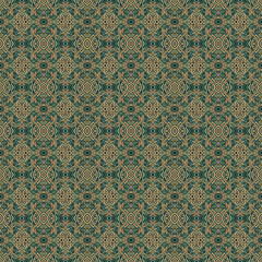 Celtic Knot Pattern for Textile Design 

