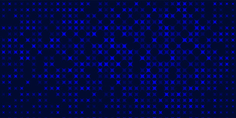 Dot blue pattern screen led light gradient texture background. Abstract  technology big data digital background. 3d rendering.