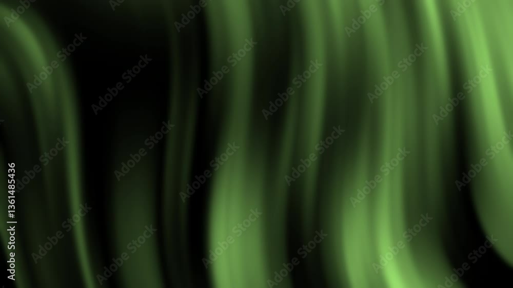 Poster smooth green gradient motion background with fluid texture for use in graphic design and digital art