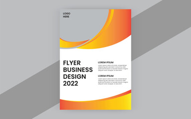 Corporate business flyer design template