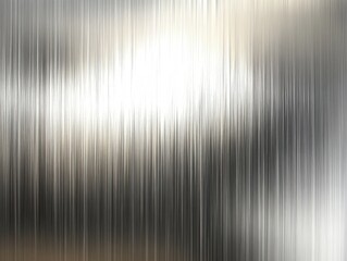 Obraz premium Reflective Metallic Surface: A close-up shot of a brushed, reflective metallic surface, where light dances and gleams. Perfect for conveying modernity and sleek industrial design.