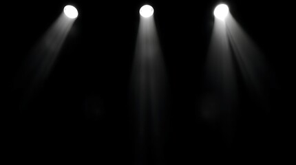 Abstract light background with red stars shining brightly in a glowing, festive space setting