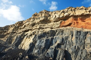 Fototapeta premium Dramatic Volcanic Landscape of Lanzarote