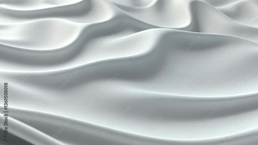 Poster abstract wave patterns evolving over time in smooth motion sequence
