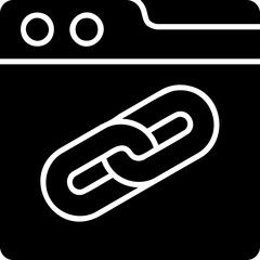 Fototapeta premium Link Building Icon