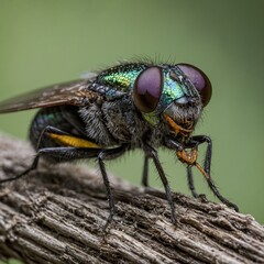 Naklejka premium close up of a fly