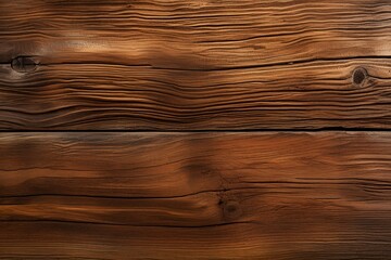 Dark Brown Wood Surface with Natural Grain Patterns