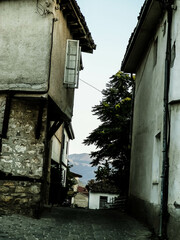 Streets of old town, Ochrid Macedonia.