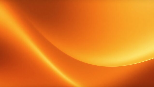 Bright orange backdrop with flowing wave design suggests sunlit energy
