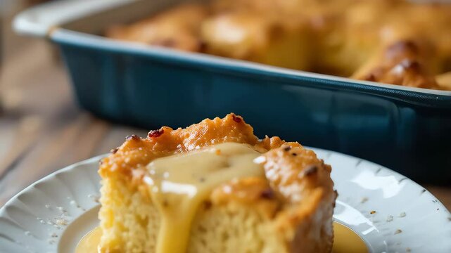 A delicious baked apple and chicken pie snack, a gourmet sweet pastry slice
