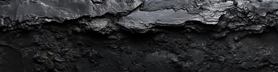 Fototapeta premium Dark, Textured Rock Formation (1)