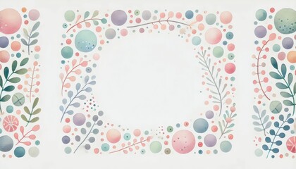 Baby Shower Invitation Template, Nursery Label & Tag Set, Cute borders for gift tags, watercolor illustrations.