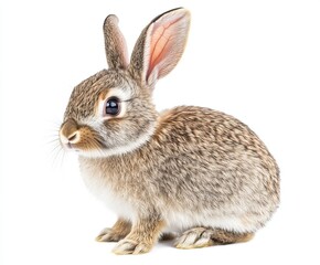 Fototapeta premium rabbit isolated on white background