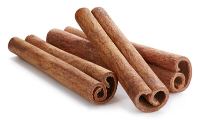 Cinnamon isolated on white background