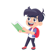 Funny Story Line Vector Style Colored illustration. Eps 10 File 