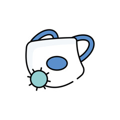 Face Protection vector icon stock illustration