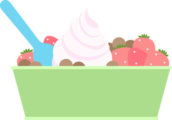 딸기 요거트 아이스크림