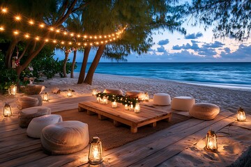 Tropical Beach Dinner