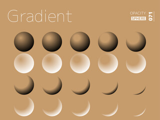 グラデーションの透明度スタイルのセット 071