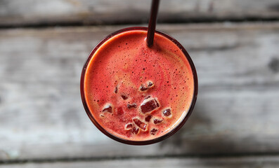 colorful fruit smoothie