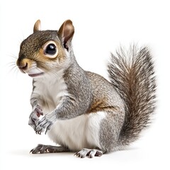 Obraz premium squirrel on a white background