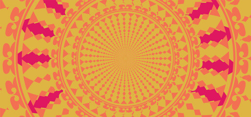 abstract background with flowers