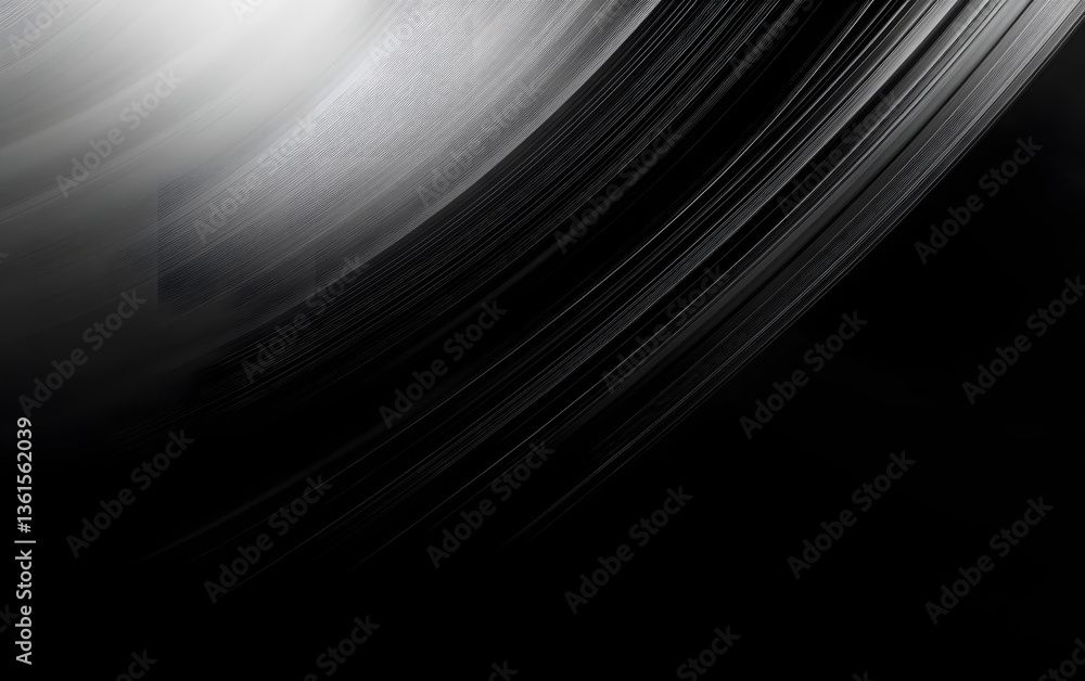 Poster abstract black and silver are light gray with white the gradient is the surface with templates metal