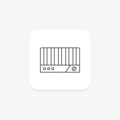 Electric Griddle, vector, pixel perfect, illustrator file