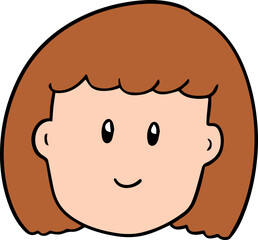 Illustration of woman face
