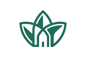 Leaf House Logo Design