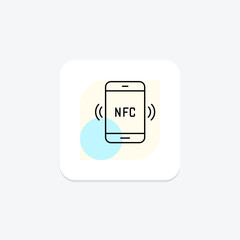 Nfc Tag, vector, pixel perfect, illustrator file