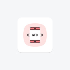 Nfc Tag, vector, pixel perfect, illustrator file