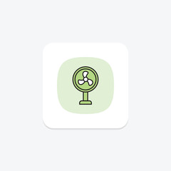 Pedestal Fan, vector, pixel perfect, illustrator file